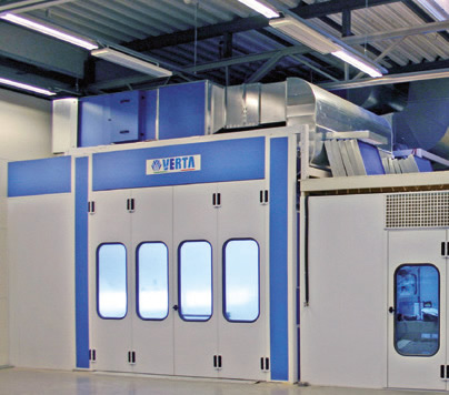 Gruppi montati sul tetto dell’impianto